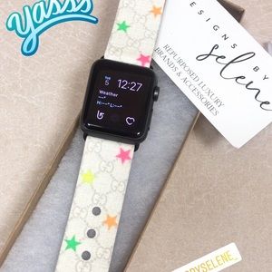 Repurposed rare Gucci Apple Watch band